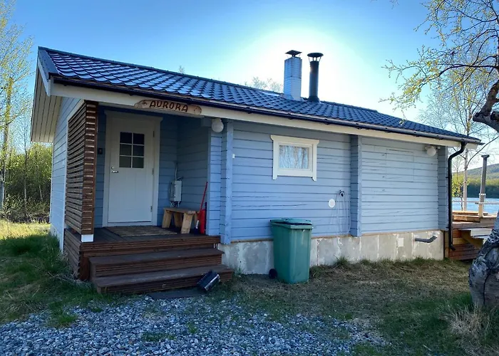 Chalet Aurora Moekki Porealtaalla Lapissa Tenojoen Rannassa Nuorgam